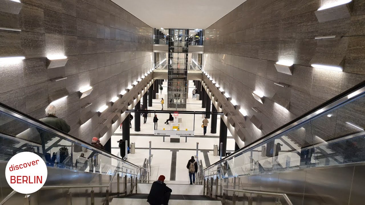 U5 - impressive new subway stations for Berlin! - Unter den Linden and Rotes Rathaus
