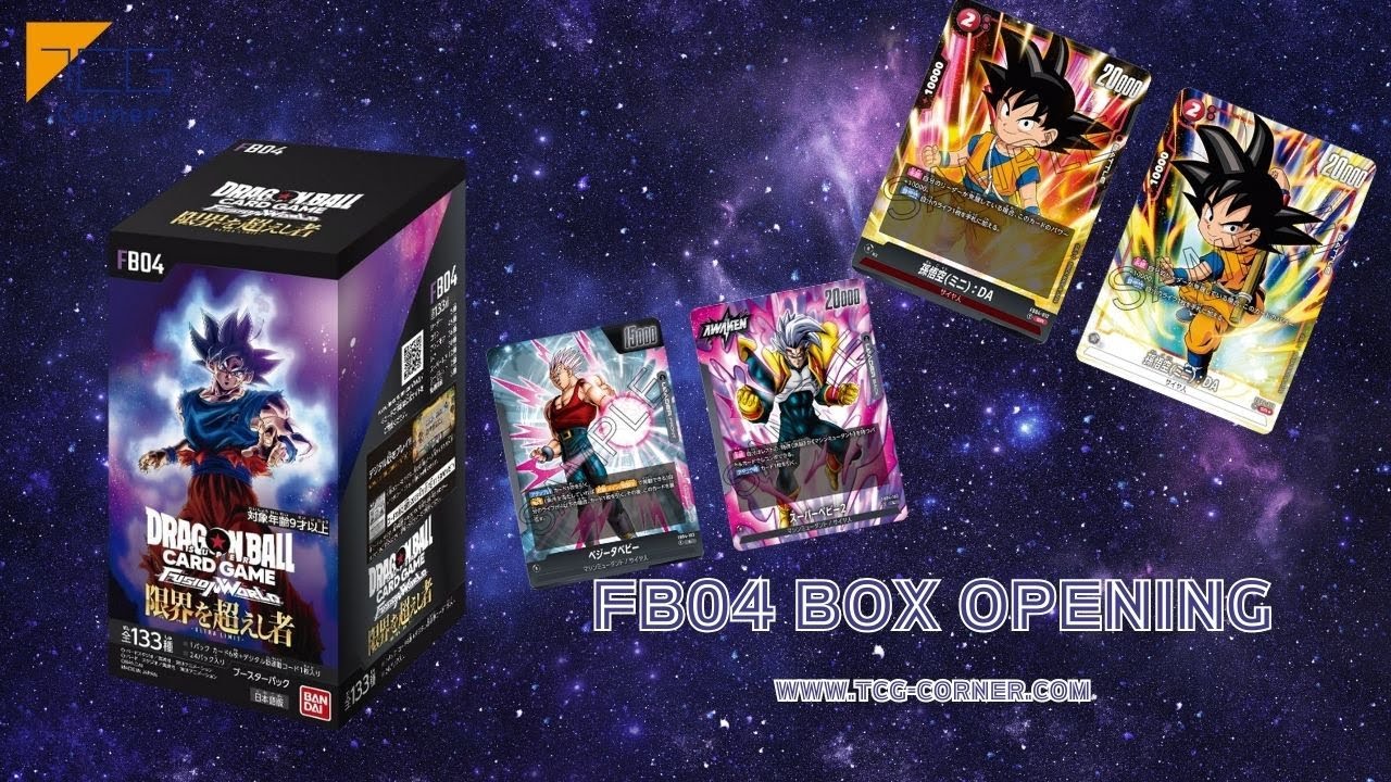 Epic Box Opening: Dragon Ball Super Card Game Fusion World FB04!