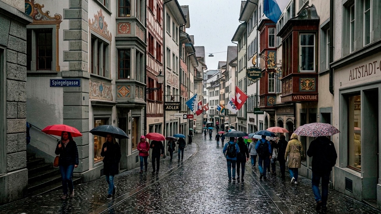 👀 You Won&rsquo;t Believe Zurich&rsquo;s Old Town in the Rain!
