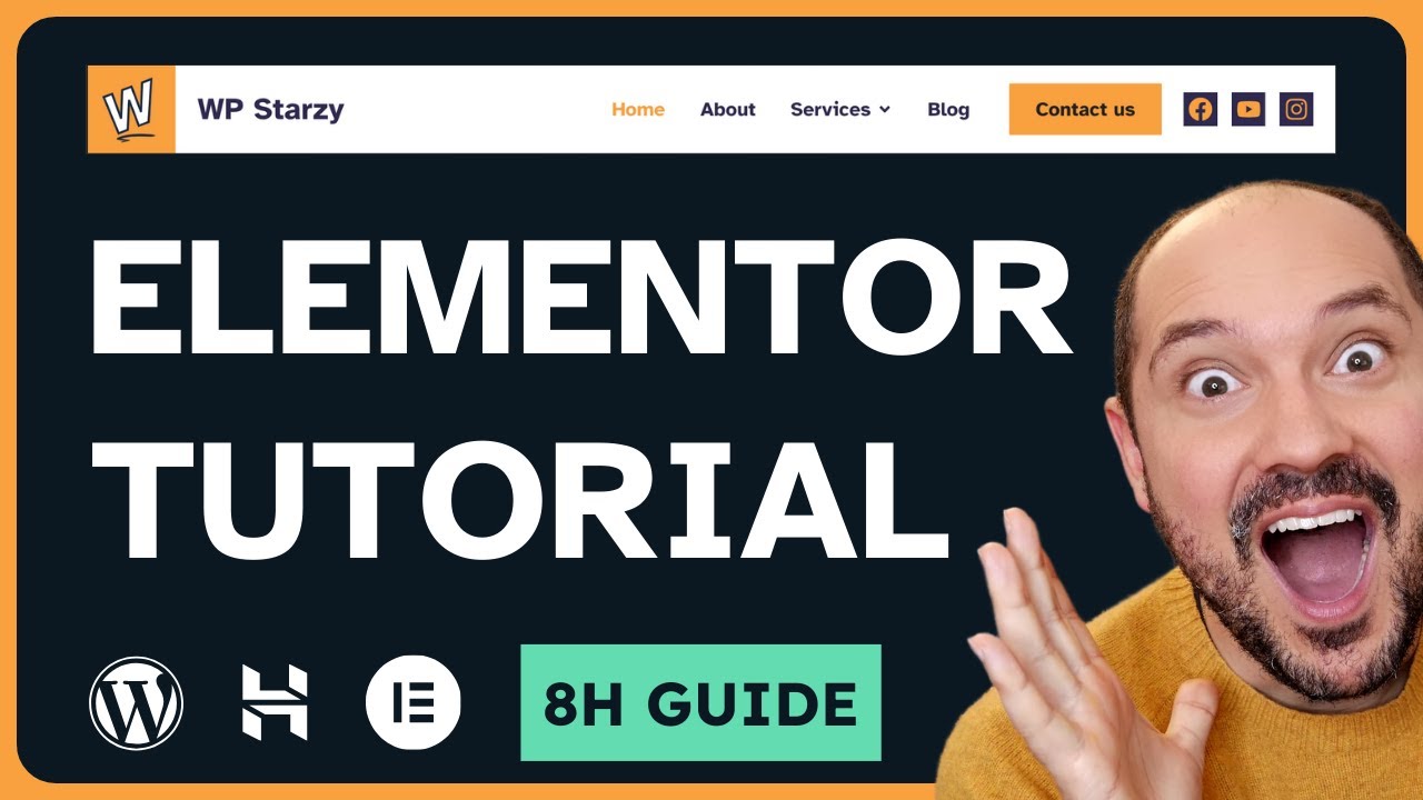 Elementor Tutorial 2025 | How To Create a Website with WordPress and Elementor PRO Tutorial (8H)