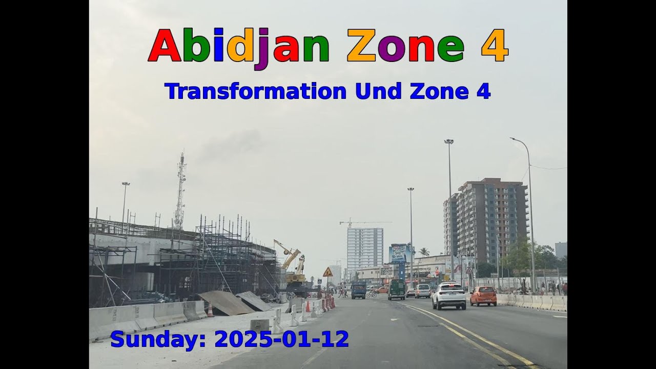 Abidjan Ivory Coast :Ride & Discover: From Cocody to Abidjan Airport, Through Transforming Zone 4,