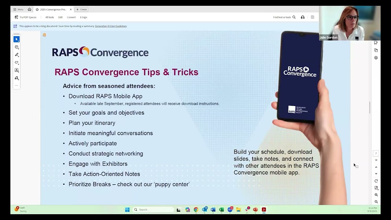 Pittsburgh LNG Virtual Event: RAPS Convergence 101 - Tips, Insights & Pittsburgh Highlights
