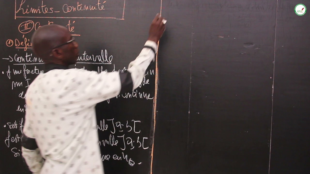 Cours - Terminale S - Mathématiques : Limites et continuités / Suite 6 / Mr Diop
