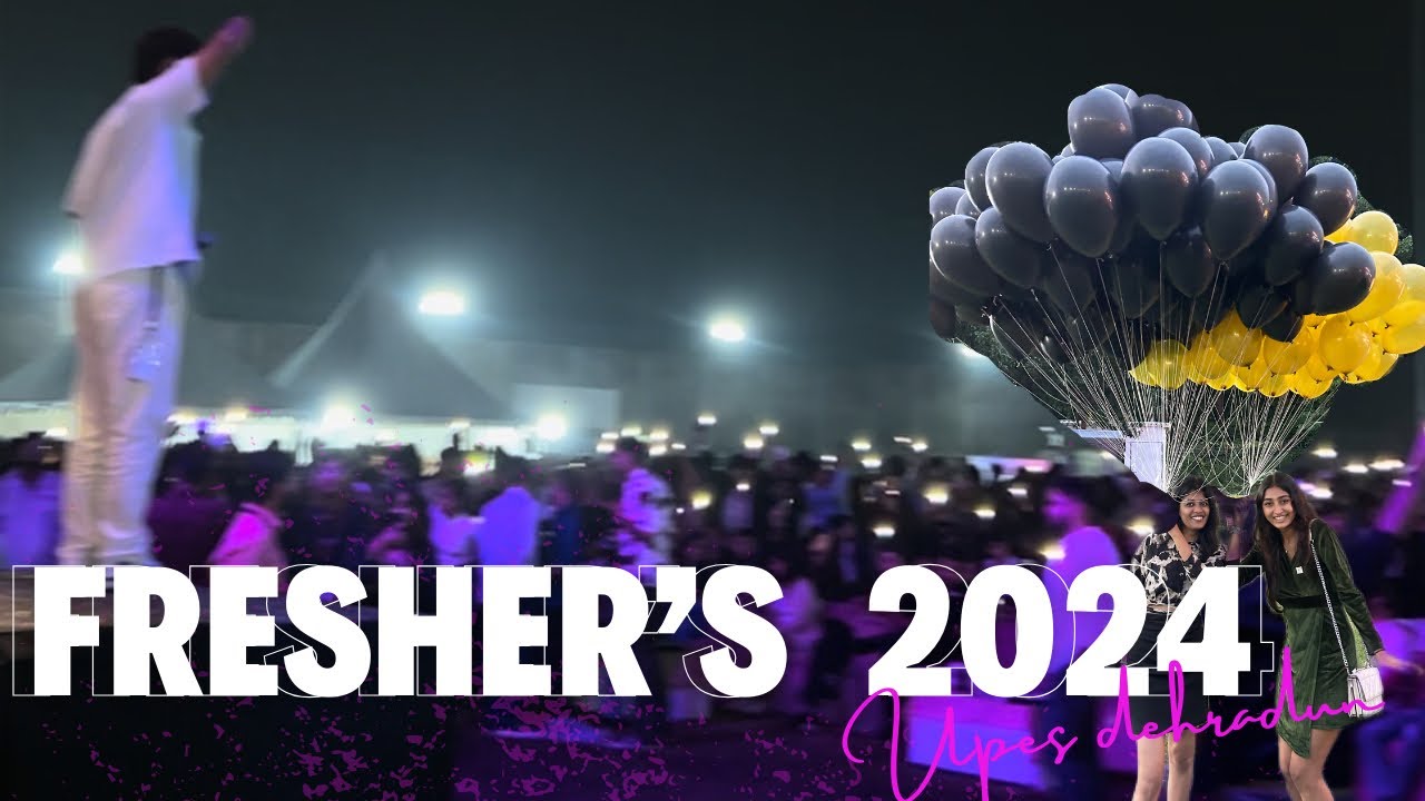 Upes Fresher&rsquo;s party 2024 ✨| Upes dehradun college fest | welcoming freshers ❤️|