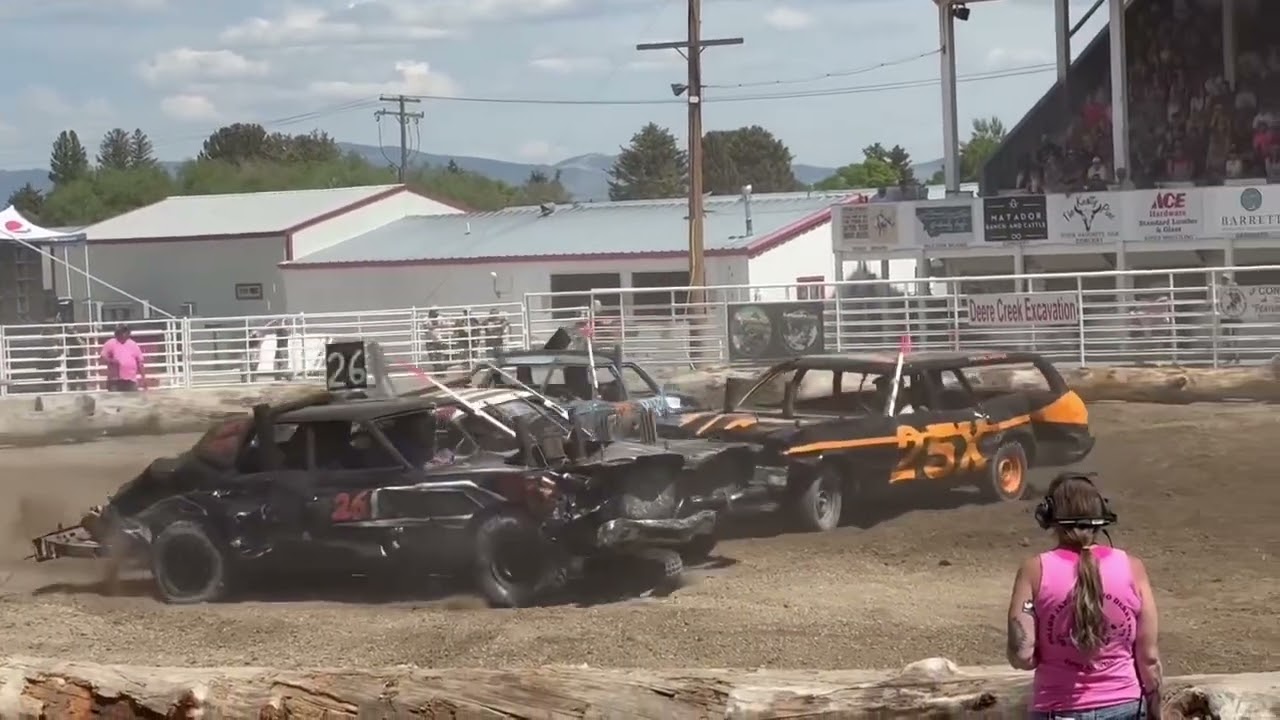 Dillon MT demo derby 2025 heat 2