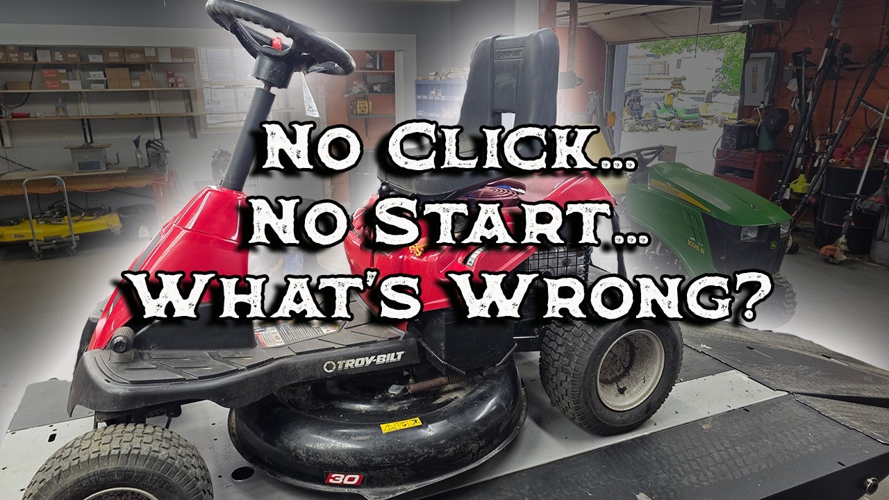 Troy Bilt TB30R Won’t Start? Full No Click No Start Diagnosis & Fix For 30" Rear Engine Riding Mower