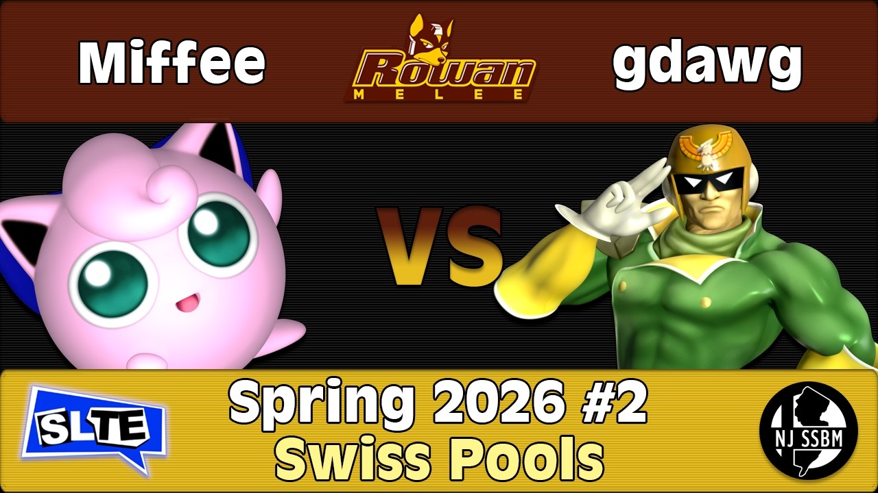 Rowan SSBM Spring 2026 #2: Miffee (Puff) Vs. gdawg (Falcon) - Swiss Pools