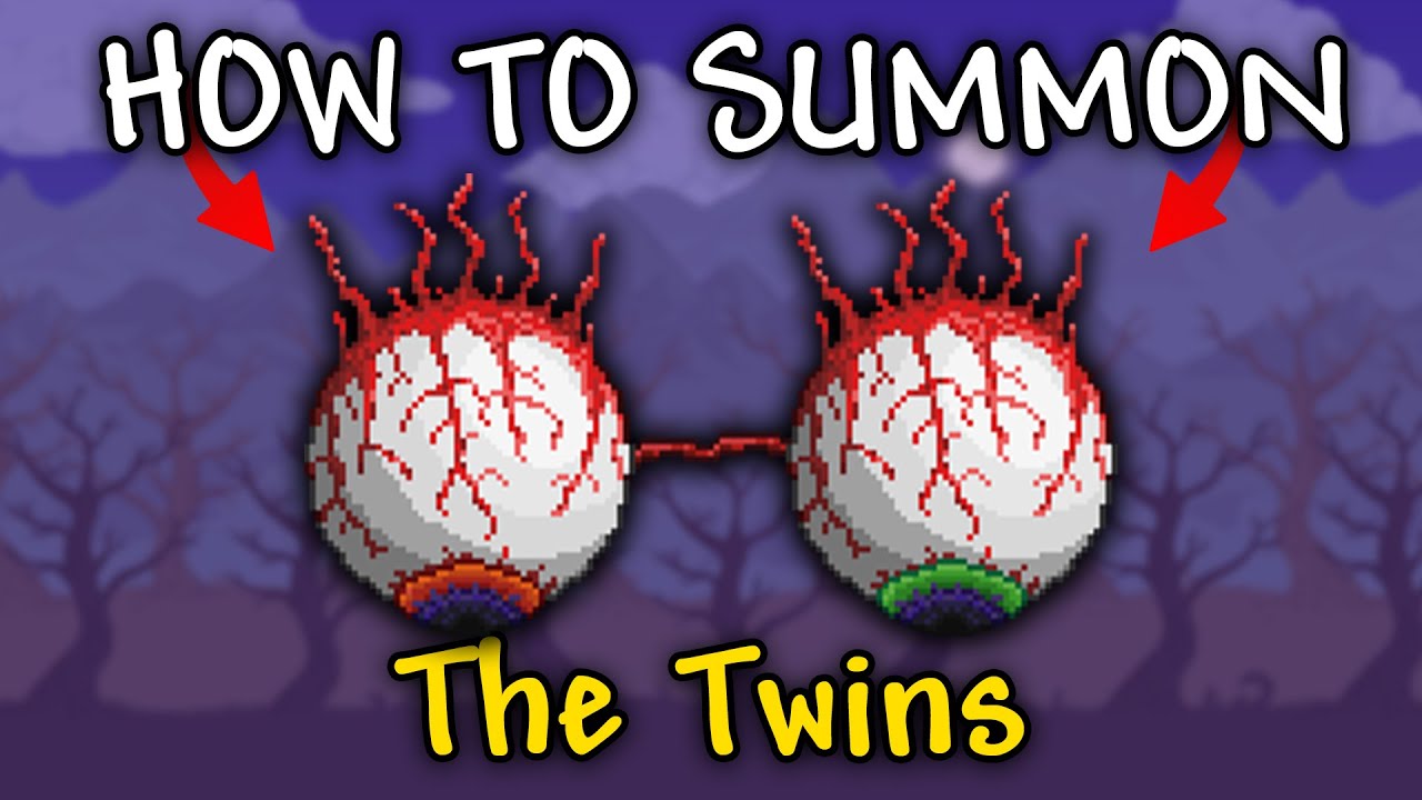 How to Summon The Twins in Terraria | How to Spawn Twins Terraria