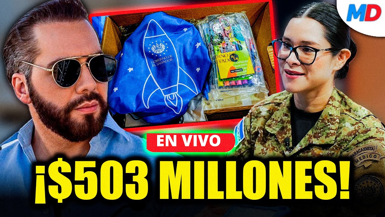 🔴 Bukele INVIERTE $500 MILLONES en EDUCACIÓN: así se transforman las escuelas