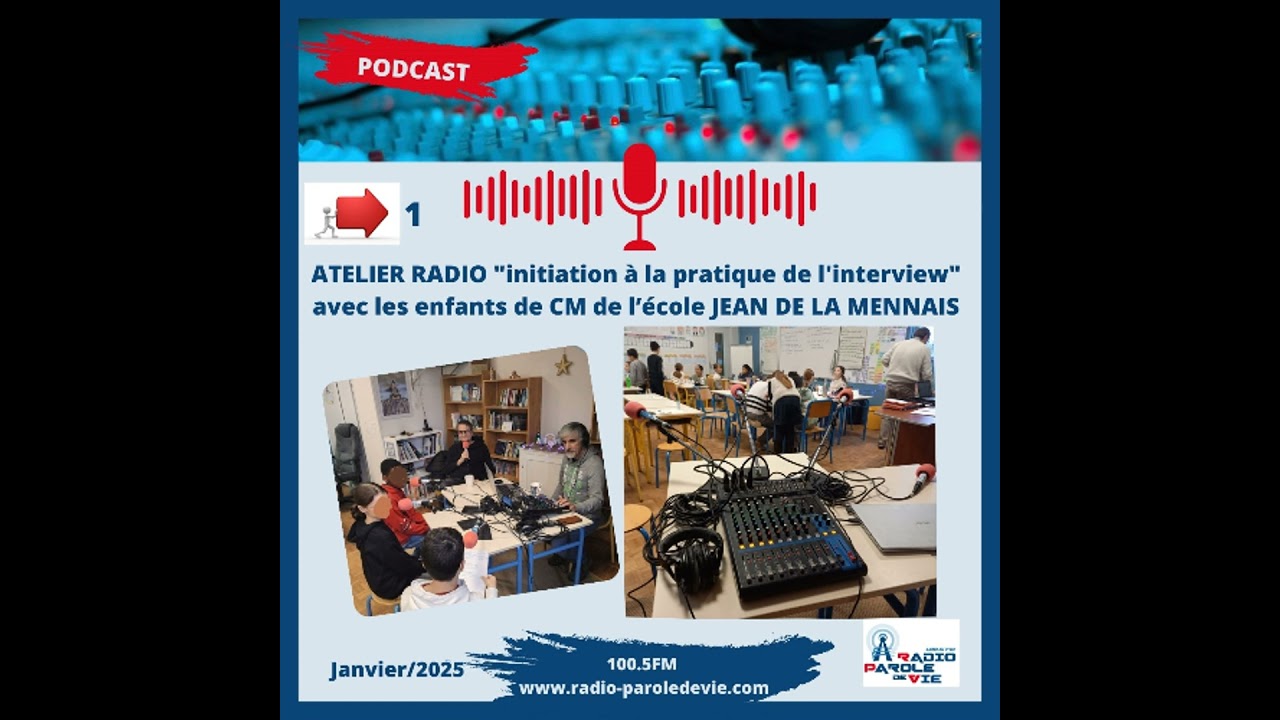 1 -Atelier RADIO Initiation Interview - Ecole La Mennais St Malo - ITW Franck Lemarié par les élèves