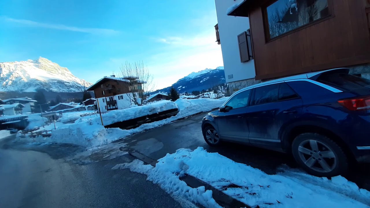 италия cortina d'ampezzo Dolomiti руины кастелло и запреты передвижения по Италии