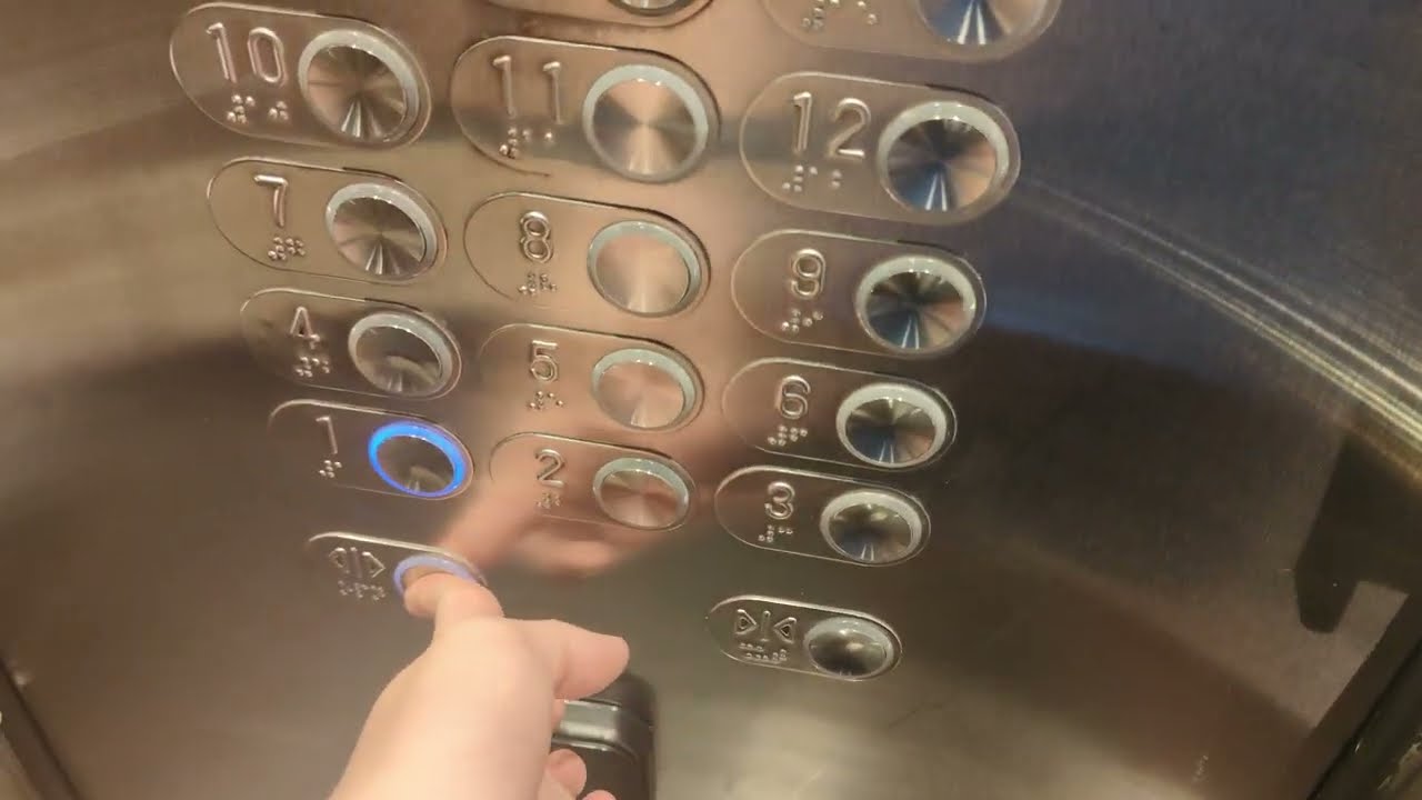 2 OTIS elevators at The Granite Luxury Hotel, Penang, Malaysia