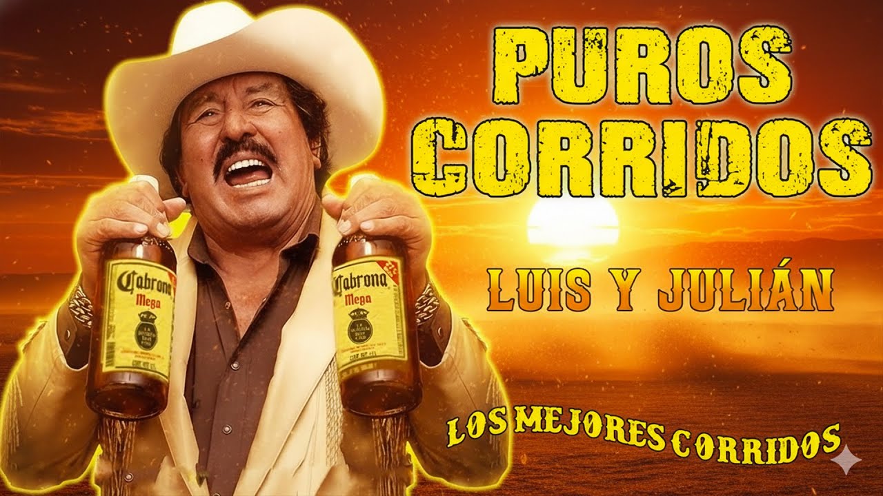 LUIS Y JULIÁN 🤠 PUROS CORRIDOS VIEJITOS - Los Mejores Corridos 🤠 CORRIDOS VIEJITOS CHINGONES