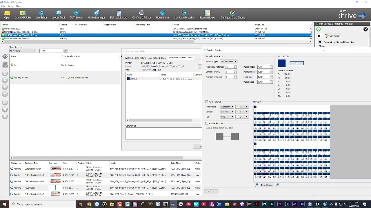 Setting up Spot Color Libraries In ONYX