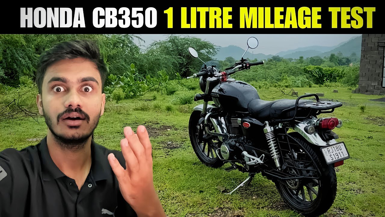 Honda Highness Cb350 1 Litre Fuel ⛽️ Mileage Test | 1 Litre Fuel Me Kitna Chalti Hai Bike ?