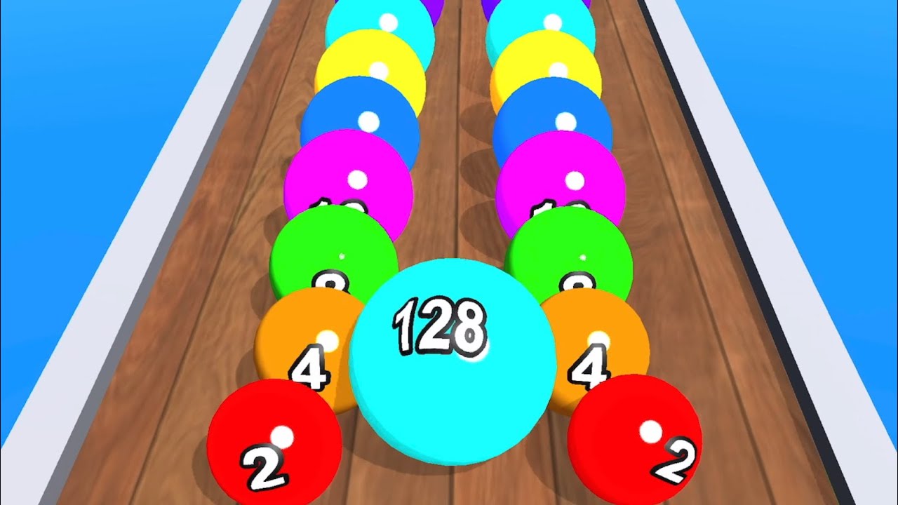 2048 Colors Ball Run 💸🎱❤️MAX LEVELS!! All Levels Gameplay Walkthrough Android, iOS NEW UPDATE