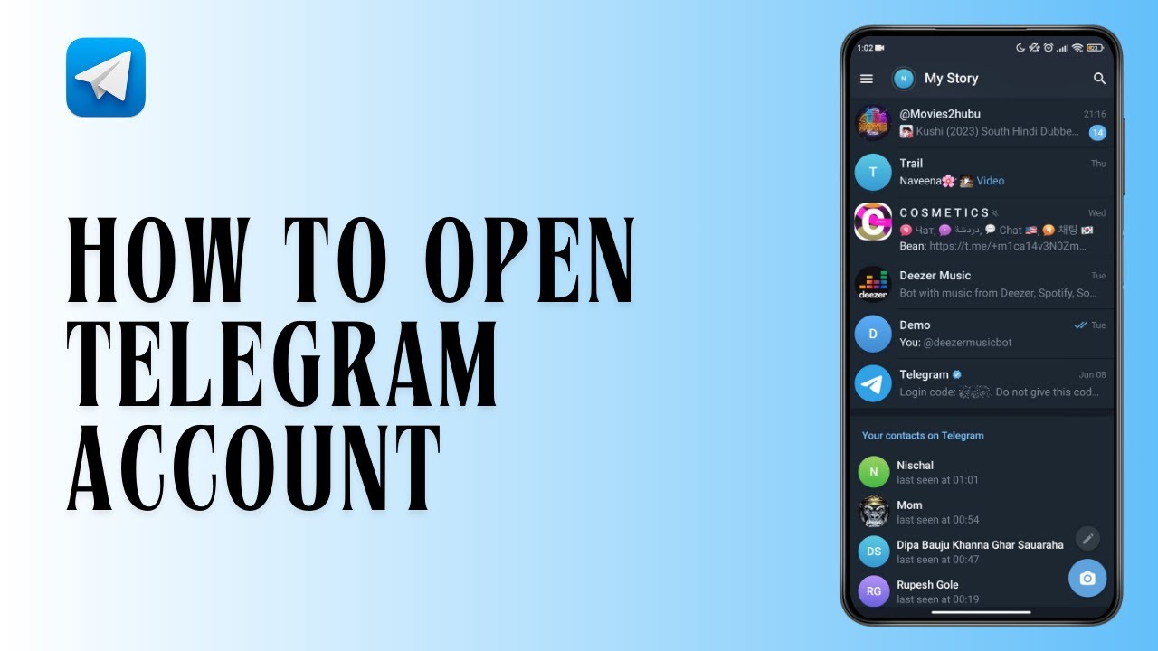 How to Open or Create Telegram Account (2024)