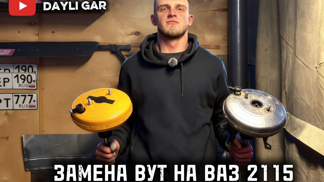 Замена вакуумного усилителя тормозов ВАЗ 2108 - 2115 