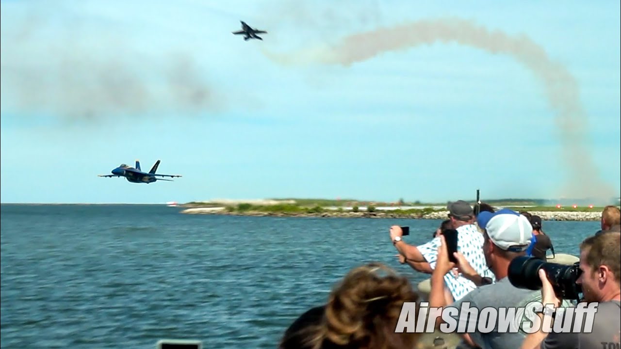 Blue Angels LOW Over The Lake!