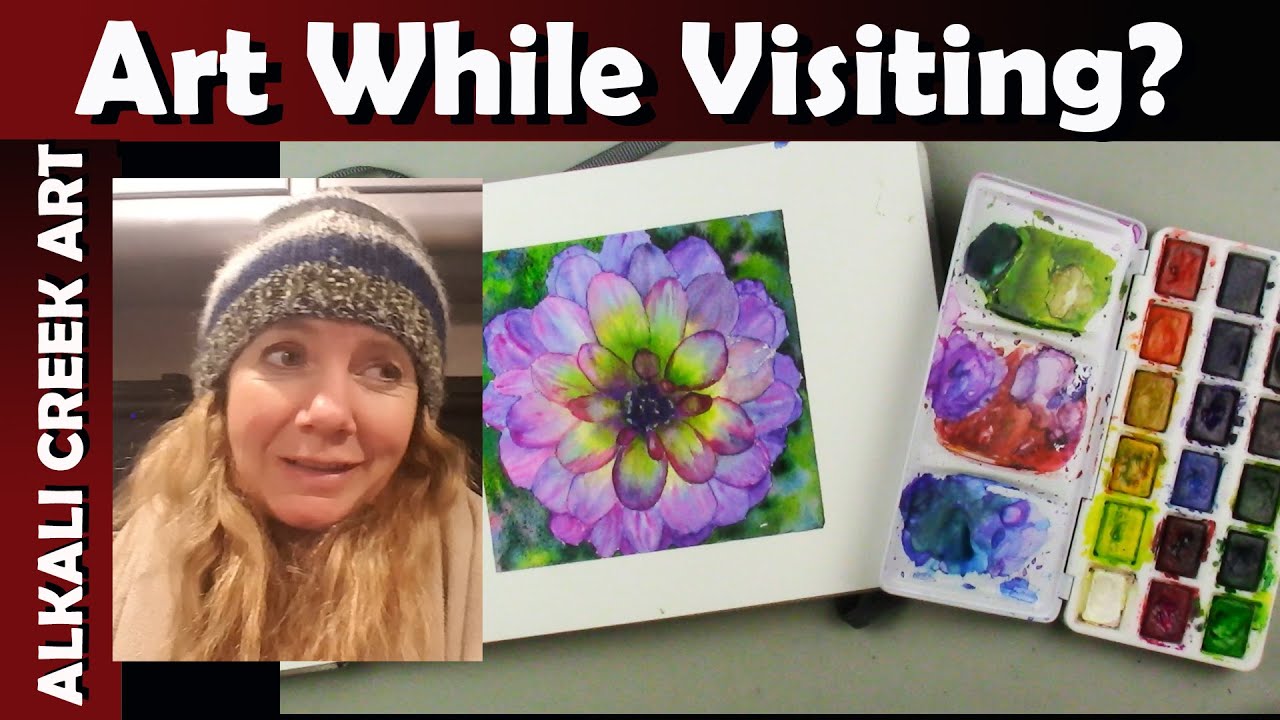 Can You Do ART While TRAVELING and VISITING?  How Realistic Is It?