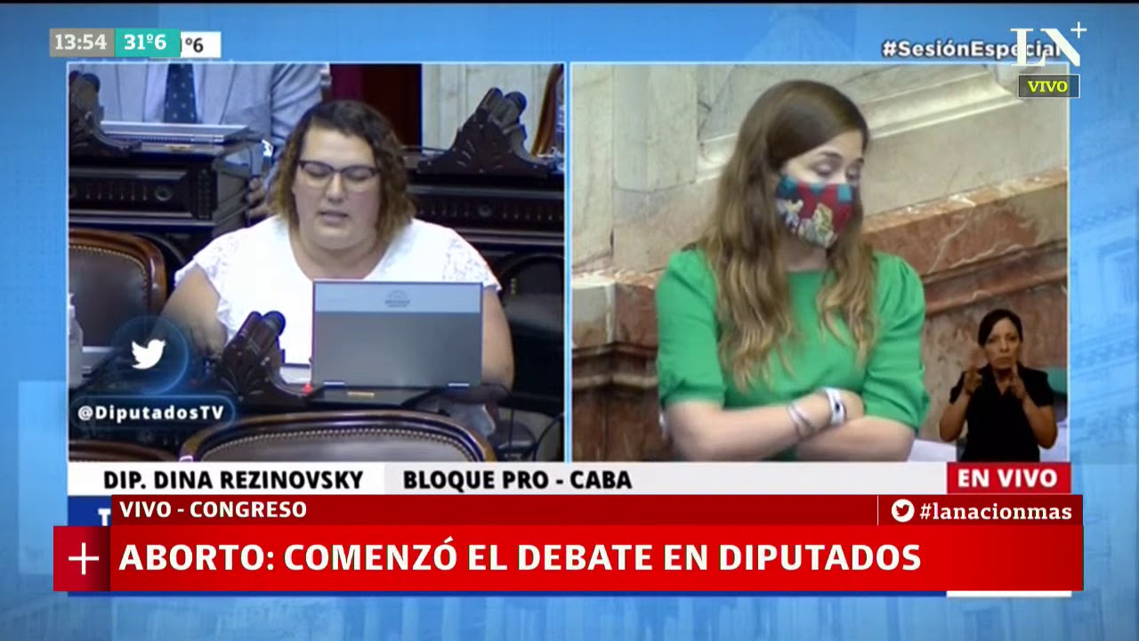 Una diputada defendió su postura en contra del aborto y citó al expresidente uruguayo Tabaré Vázquez