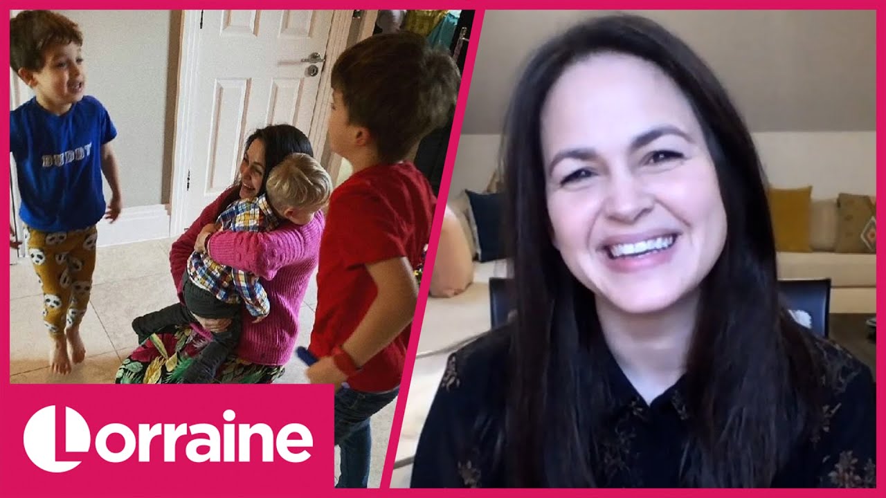 Queen of the Castle Giovanna Fletcher's Emotional Reunion With Family After Returning Home| Lorraine