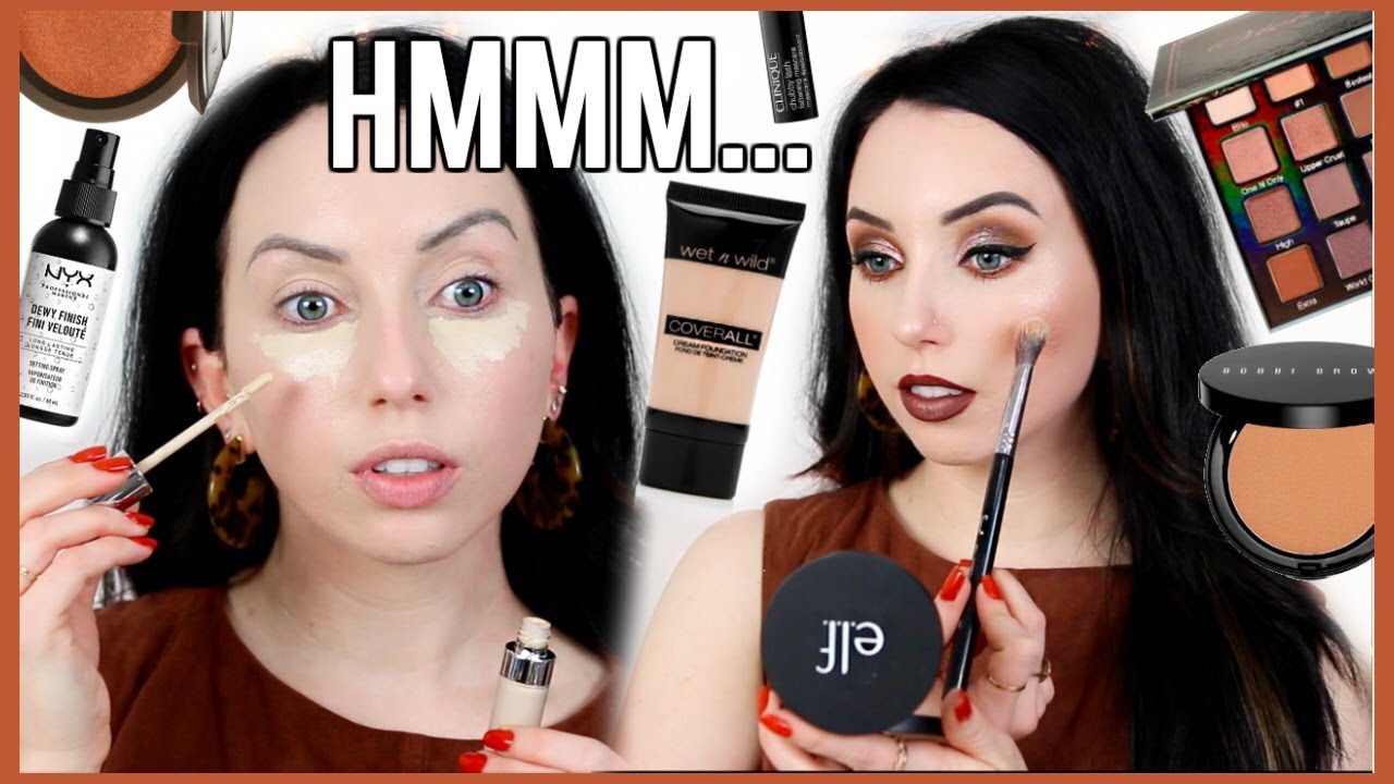 FULL FACE OF MAKEUP I NEVER REACH FOR....