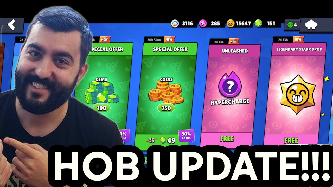 Brawl Stars! БЕЗПЛАТЕН HyperCharge и Legendary Star Drop!!!