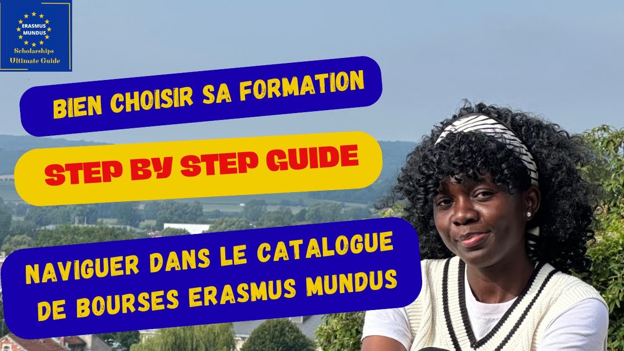 Bourses Erasmus Mundus: Guide pas à pas pour choisir et trouver sa formation.
