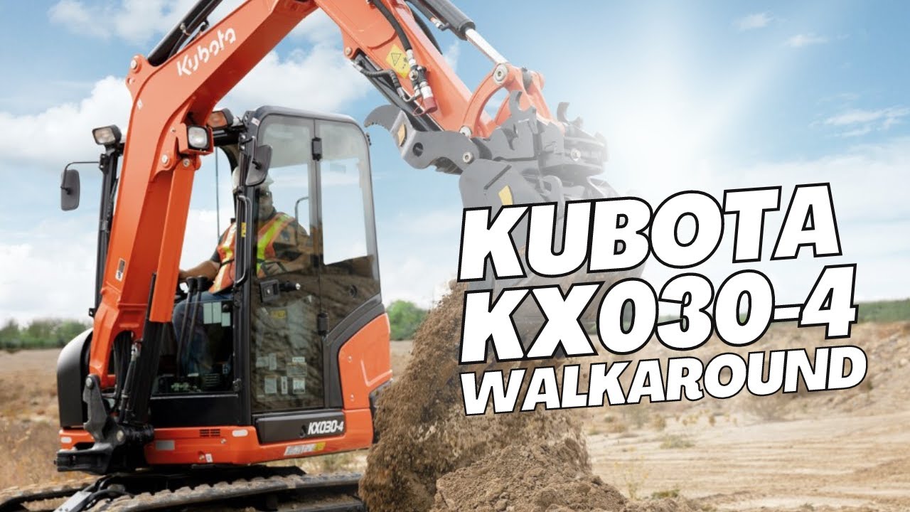 Video: A Closer Look at Kubota’s New KX030-4 Compact Excavator