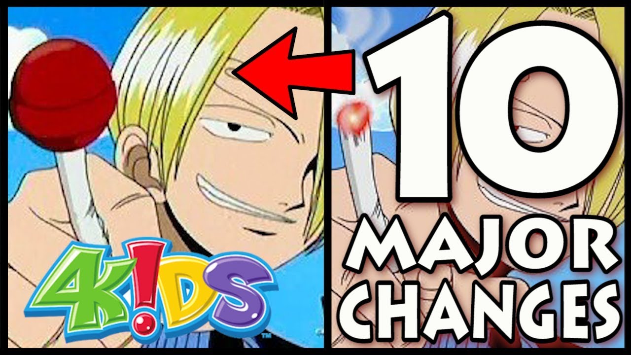 10 Ways 4Kids Changed One Piece (CENSORSHIP IN ANIME)