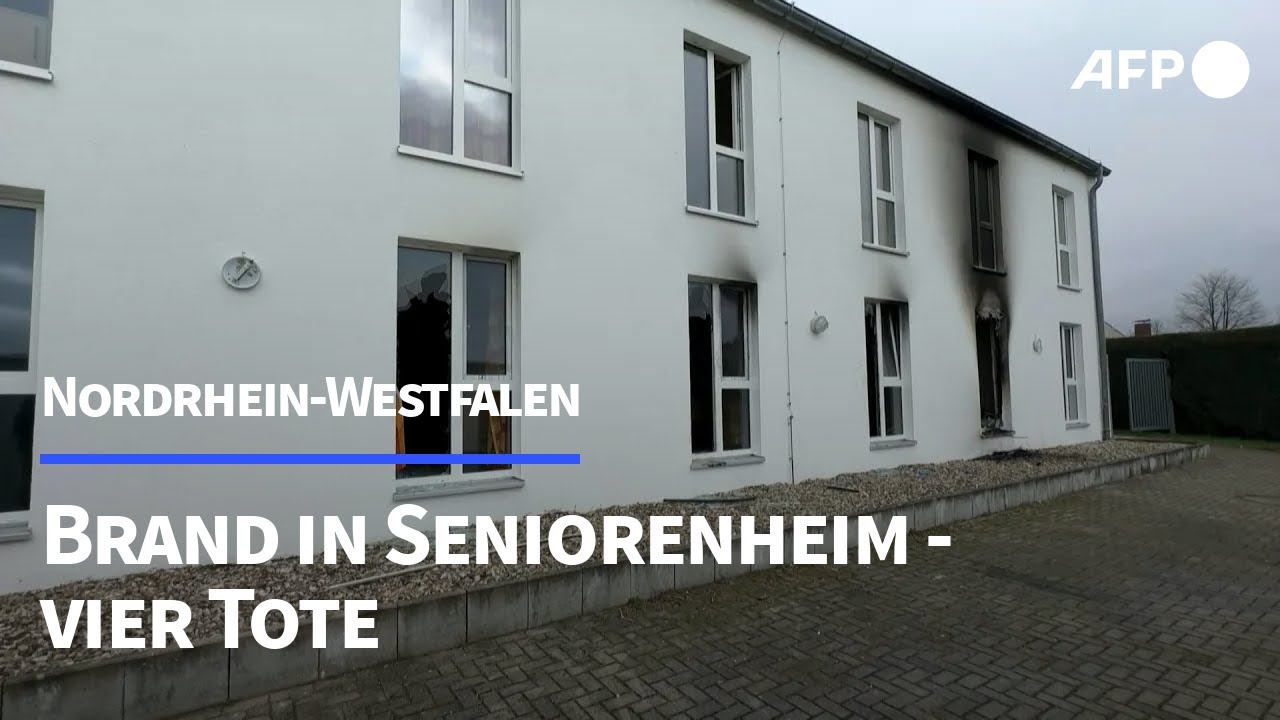Vier Tote bei Brand in Seniorenheim in Nordrhein-Westfalen | AFP