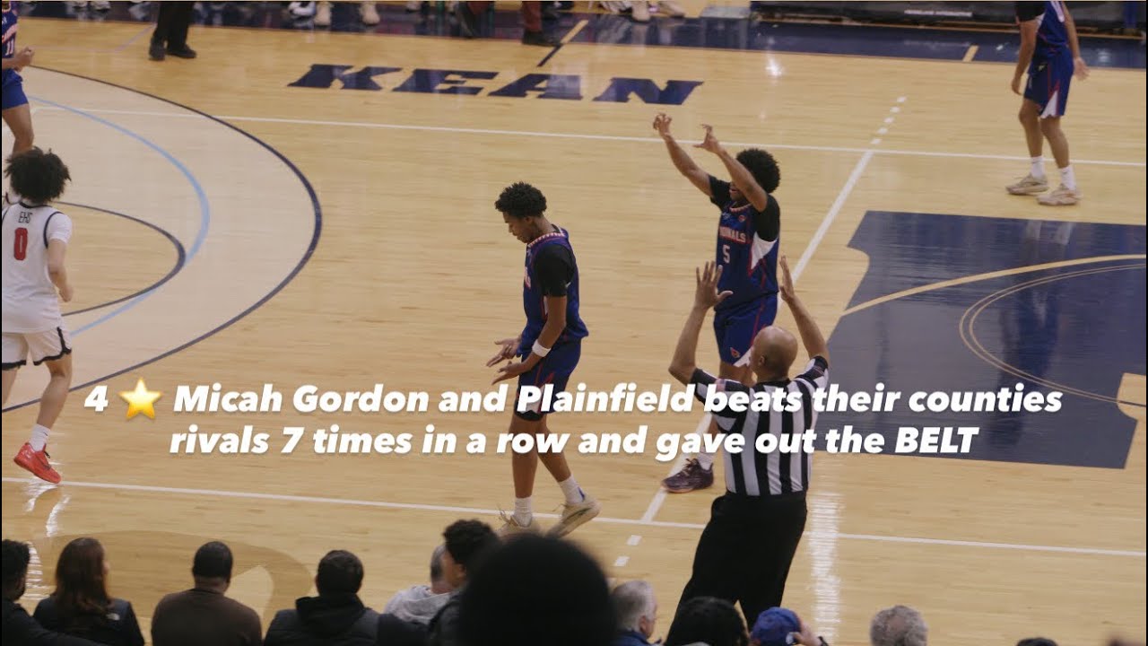 4 ⭐️ Micah Gordon drops a double double with Plainfield to beats their counties rivals 7x in a row