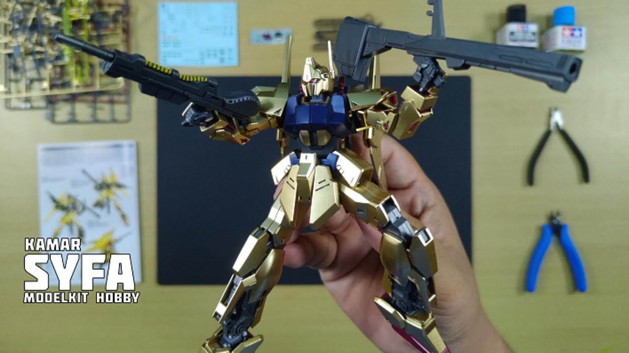 Hyaku Shiki Champagne Gold Model kit by JMS/WMH | Speed Build | HGUC 1/144 | ASMR | Bootleg