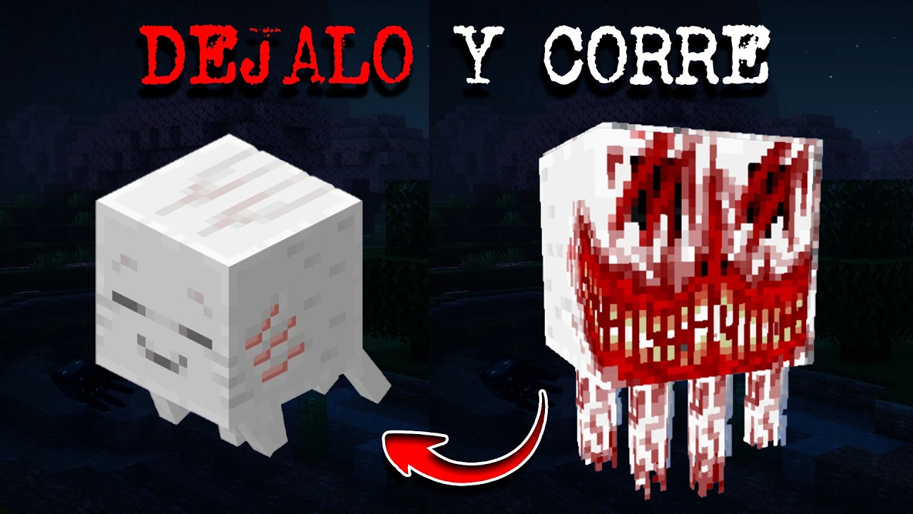 Si tu ghastling empezó a COMER a tus aldeanos y animales, ¡déjalo! (Creepypasta de Minecraft)