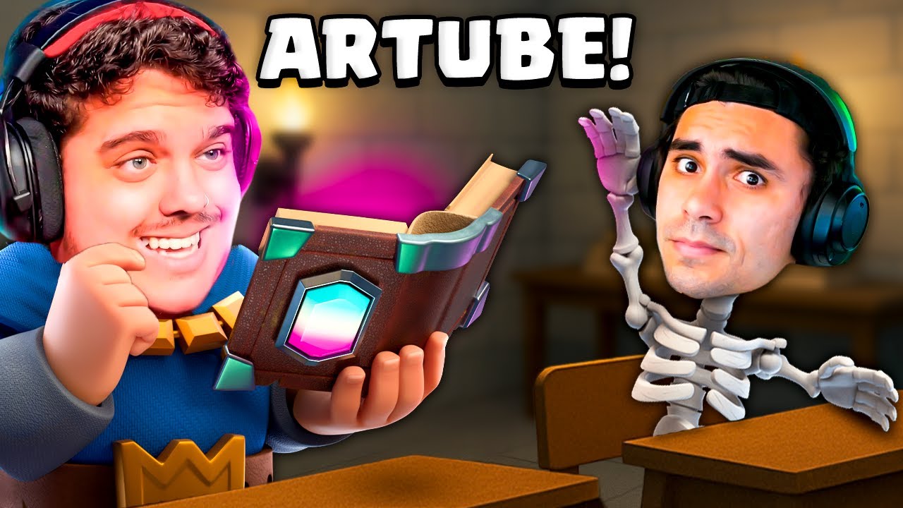 ARTUBE ДАЛ МНЕ КОУЧИНГ В CLASH ROYALE