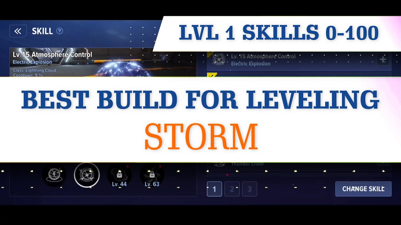 Best build for leveling - Storm. Marvel Future Revolution