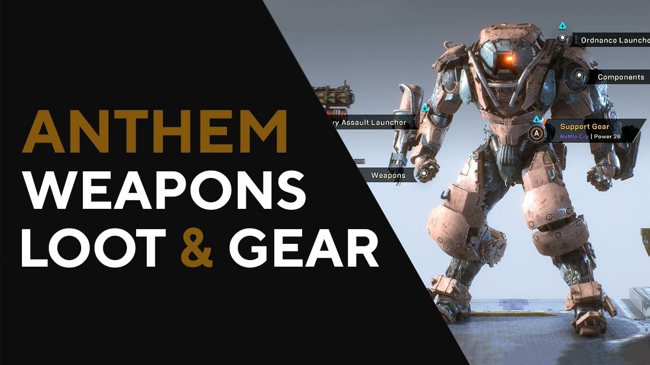 Anthem &mdash; Weapons and Gear First Look (Devs Livestream)