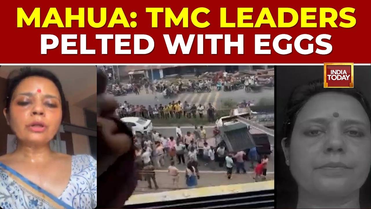 Mahua Moitra's Big Claim, Says Eggs Thrown At TMC Leader In Nadia District Over Alleged BJP Protest