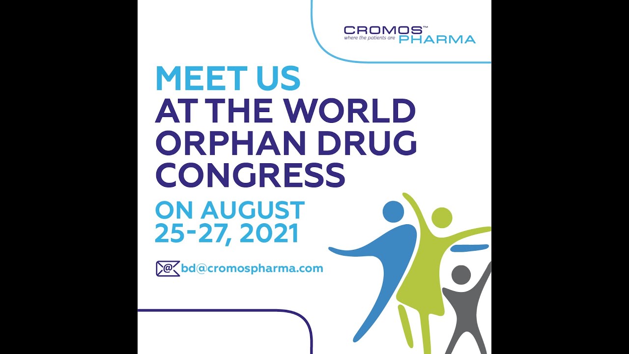 Meet Cromos Pharma during World Orphan Drug Congress US August 2021