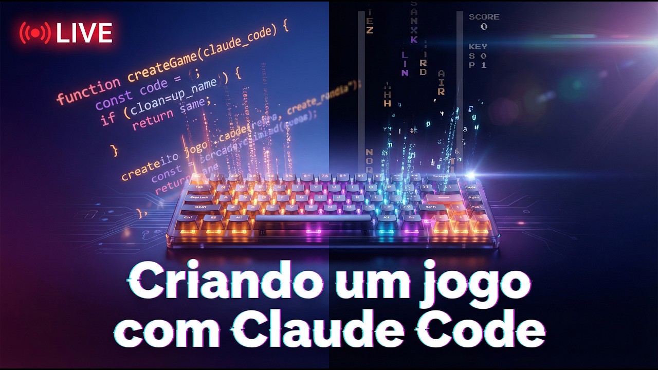 Criando um jogo de digitação ao vivo com Claude Code