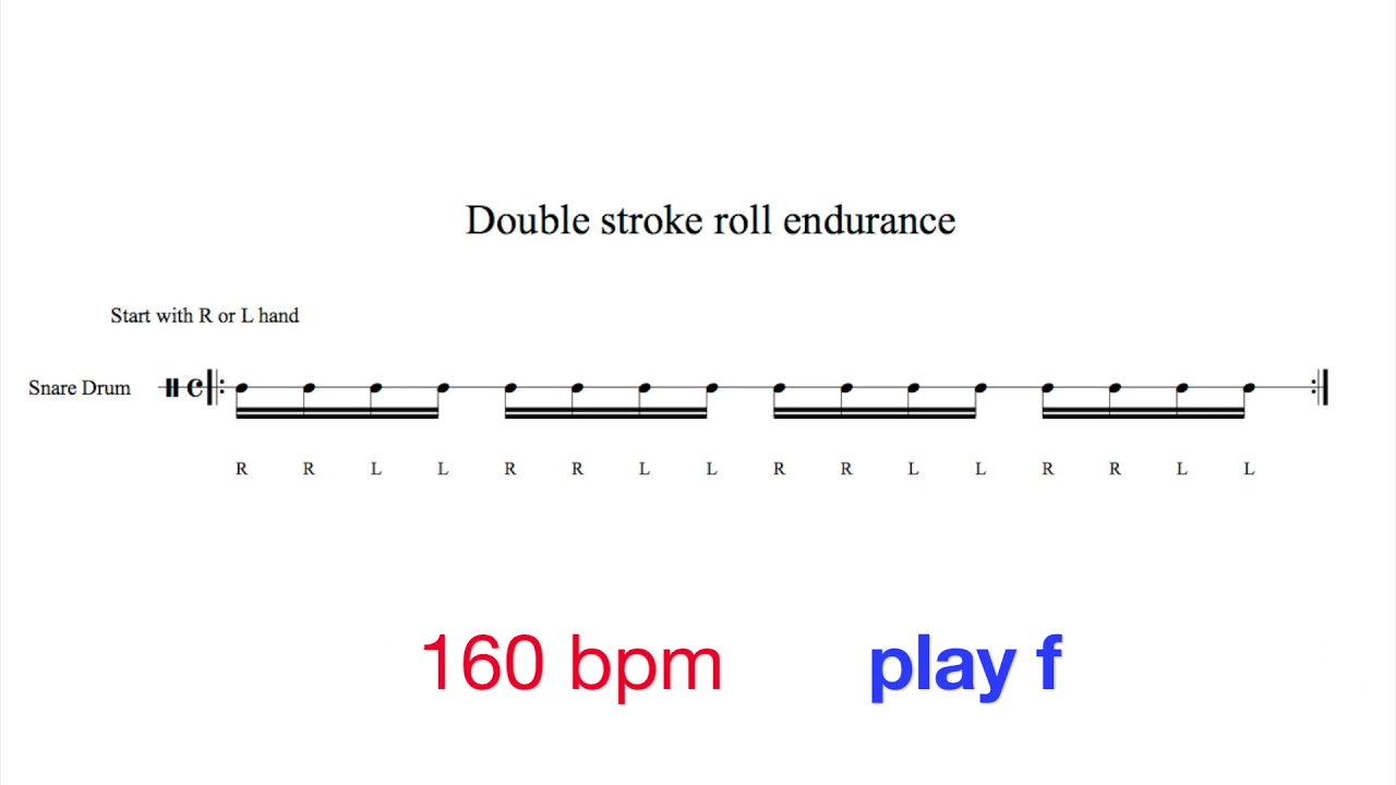 Double Stroke Roll Endurance