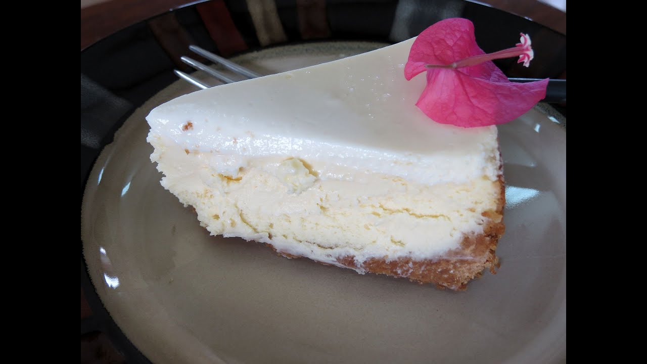 Receta de Cheesecake Tradicional -- The Frugal Chef