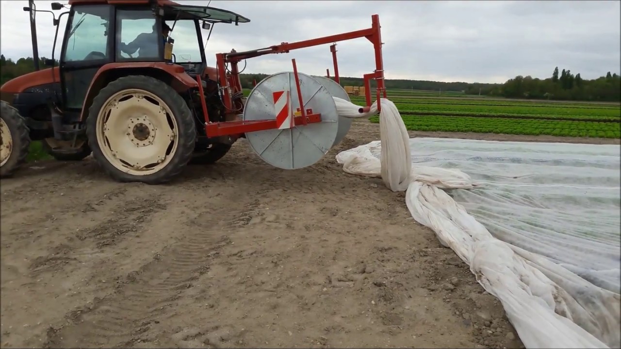 Réenrouleuse de bache HUET 2M