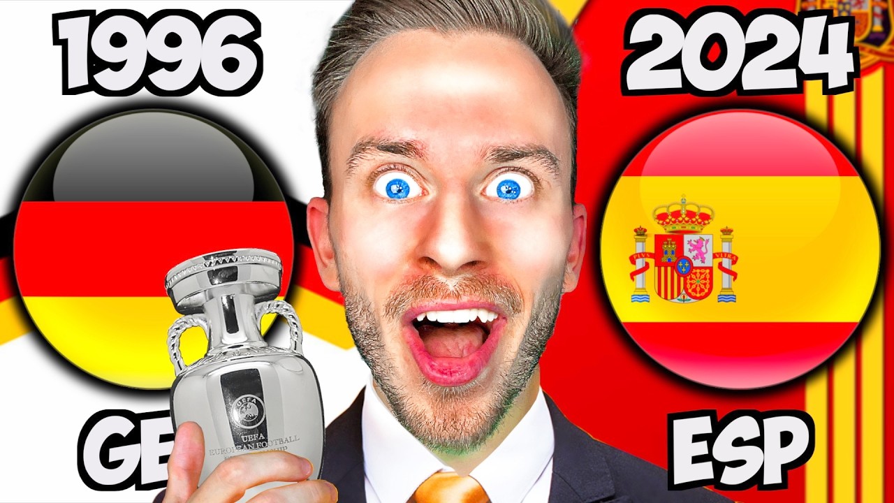 Ich habe mit JEDEM EUROPAMEISTR gespielt! 👀🏆 (1960-2024)