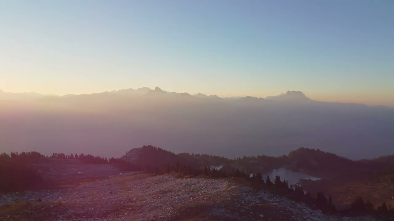 Golden Hour Sunset aerial mountain view 4k , Premium Video, without watermark,4k, Cinematic shots