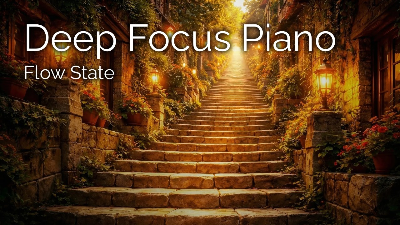 Deep Focus Piano for Studying | Minimal Sound, Calm Background, No Lyrics
