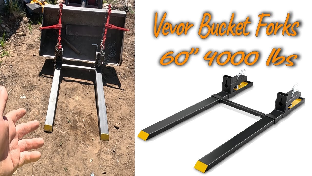 Vevor Bucket Lift Forks | Clamp On  60