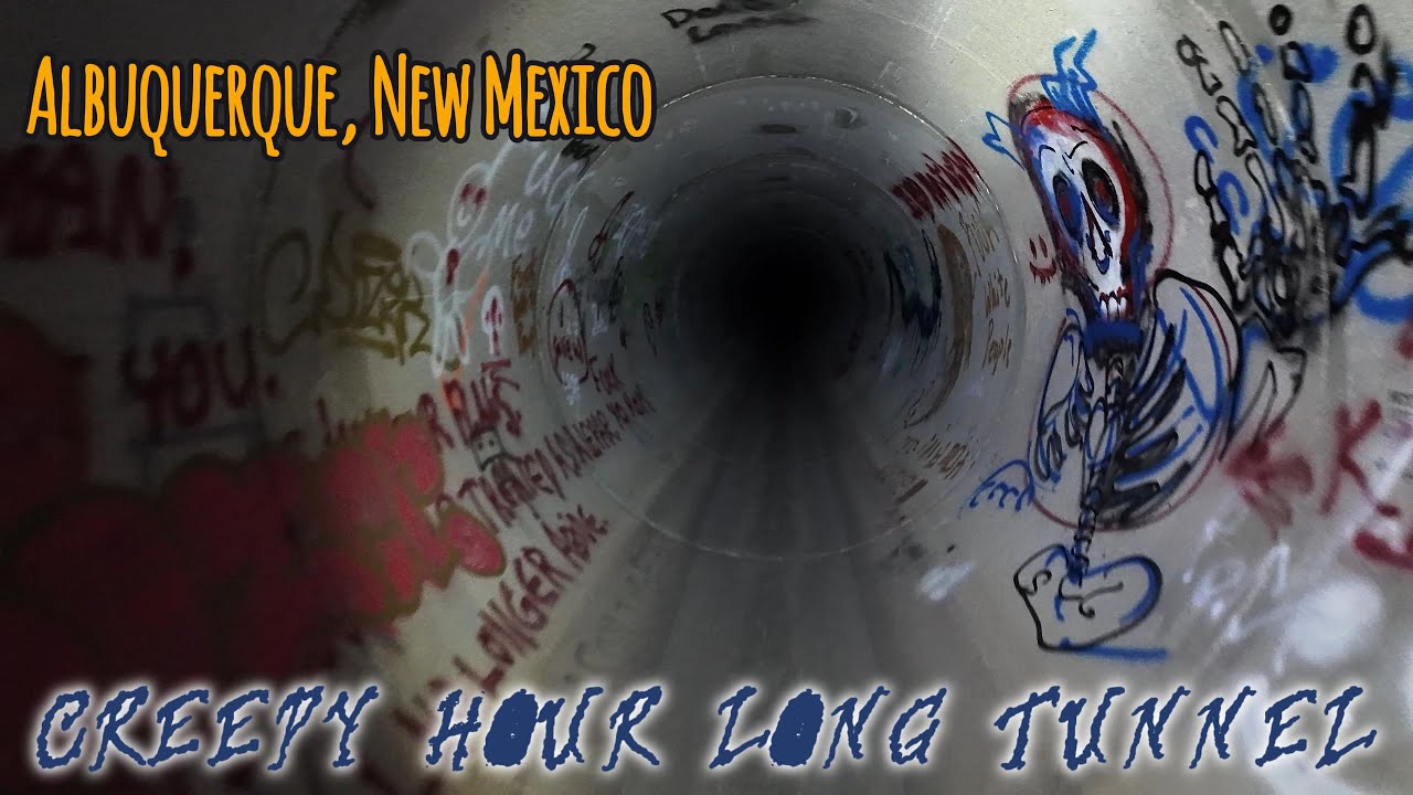 The Long Creepy Tunnel in Albuquerque, New Mexico