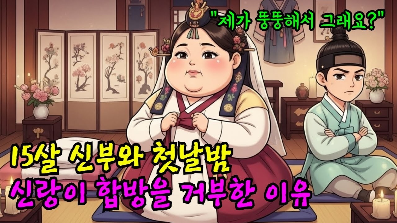 [옛날야담] 15살 뚱녀 신부와 첫날밤, 신랑이 3년이나 합방을 거부한 충격 이유 I야담 I 옛날이야기 I 오디오북 I 전설I민담 I 사연